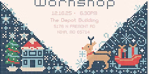 Christmas Embroidery Ornament Workshop at Cassidy Station