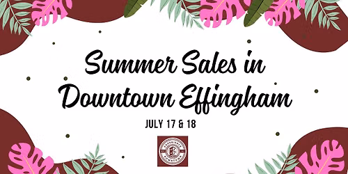 Summer Sales in Downtown Effingham