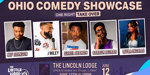 The Ohio Comedy Showcase: One Night Takeover at The Lincoln Lodge 6\/12\/26