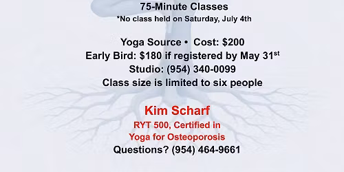 New Yoga for Healthy Aging w\/ Kim, a 6-week workshop
