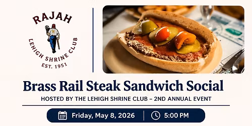 Steak Sandwich Social - Benefits Rajah Shrine