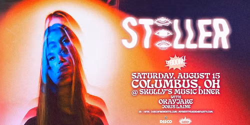 STELLER @ LeBOOM! 8\/15\/26  support OKAYJAKE and JORIS LAINE 