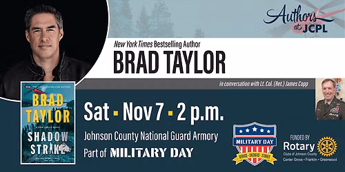 Authors at JCPL presents Brad Taylor