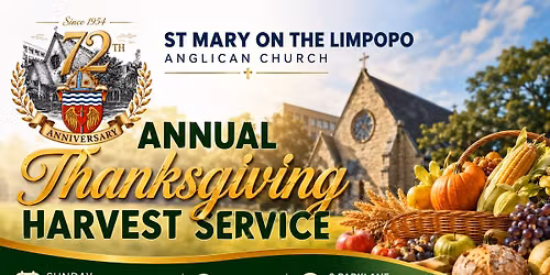 ANNUAL THANKSGIVING HARVEST SERVICE