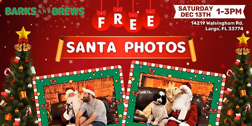 Christmas Party - Free Santa Photos - Ugly Sweater Contest