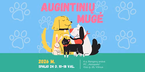 Augintini\u0173 mug\u0117 2026