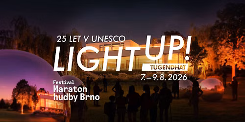 Light Up Tugendhat \u2013 t\u0159\u00eddenn\u00ed sv\u011bteln\u00e1 show a koncerty