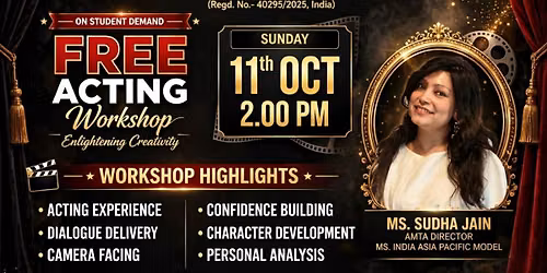 FREE ACTING WORKSHOP