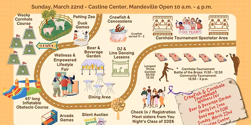 2nd Annual Crawfish & Cornhole Tourney \/ Wellness Fair \/ Family Fun Zone