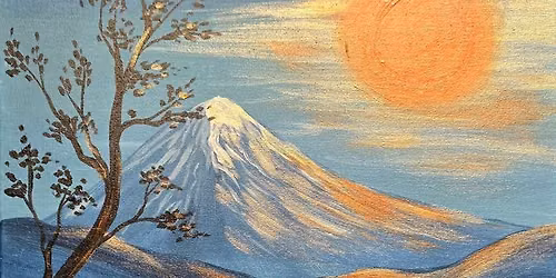 Paint and Sip: Golden Stillness