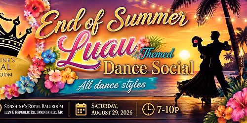 End of Summer Luau Dance Social