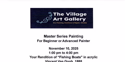 Master Series Paint Class for Beginner or Advanced