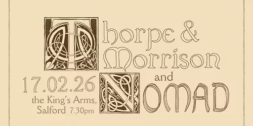 Join Thorpe &amp; Morrison and NOMAD for an evening of folk-inspired music