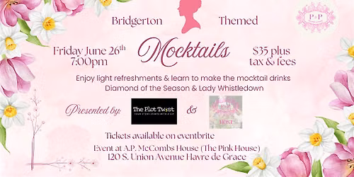 Mocktails at the Pink House