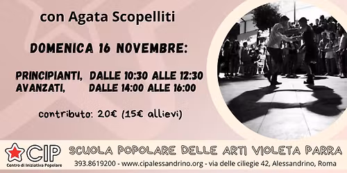 Sud in Ballo - Laboratorio di "Sonu a ballu" con Agata Scopelliti