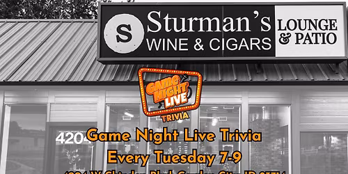 Game Night Live Trivia at Sturman's Garden City