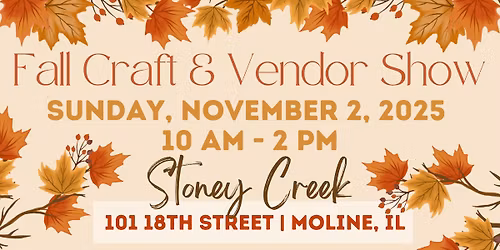 Fall Craft & Vendor Show - 11.2.25
