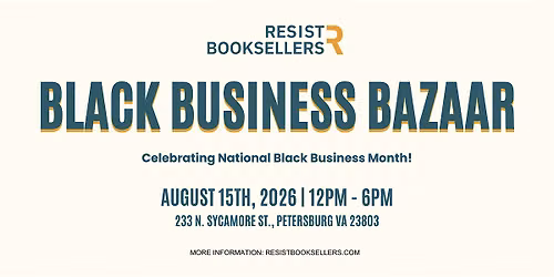 Black Business Bazaar at Resist Booksellers
