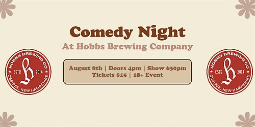 Copy of Comedy Night @ Hobbs Brewing Company