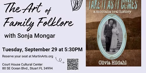 Artist Talk: The Art of Family Folklore with Sonja Mongar