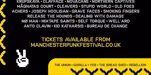 Manchester Punk Festival 2026 | 3 - 5 April