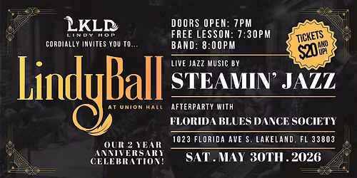 LKLD Lindy Hop Presents Lindy Ball at Union Hall
