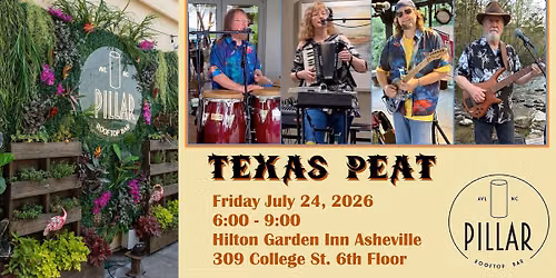 Texas Peat at the Pillar Rooftop Bar