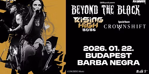BEYOND THE BLACK w\/Crownshift - Rising High Tour 2026 - Budapest