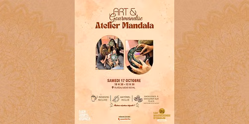 Mandala & Gourmandise | Atelier cr\u00e9atif