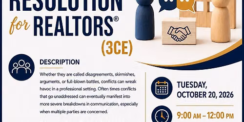 Conflict Resolution for Realtors (3CE)