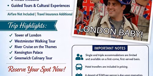London 2027 Group Adventure I Hosted by All Your Wishes Travel