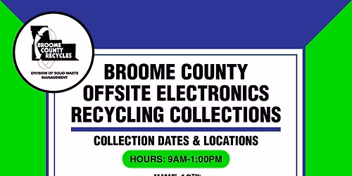 Broome County Offsite Electronics Recycling Collection-Park and Ride, Chenango