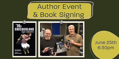 '70s Chicagoland Rock Concerts -  Author Discussion & Book Signing