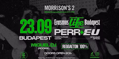 Reggaeton Party by ELB & Perreu @Morrison's 2 \u2718 Open Bar option \u2718 23rd September