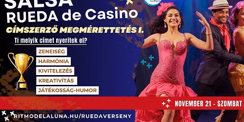 \ud83c\udfc6Salsa RUEDA de Casino C\u00edmszerz\u0151 Megm\u00e9rettet\u00e9s!