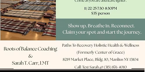 Body Breath Awareness & Somatic Breathwork Classes