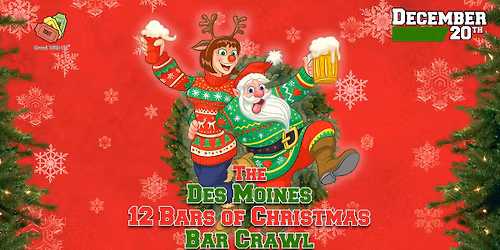 12 Bars of Christmas Bar Crawl - Des Moines