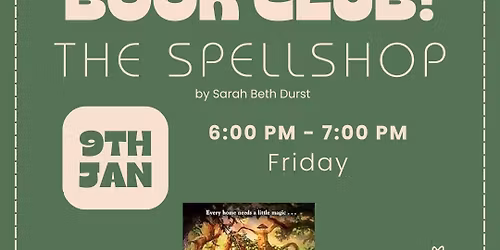 January Book Club for "The Spellshop"