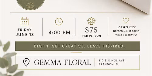 Succulent Garden Workshop