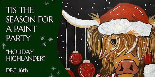 Paint Party: Holiday Highlander
