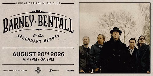 Barney Bentall & The Legendary Hearts