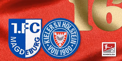 16. Spieltag: 1. FC Magdeburg - Holstein Kiel