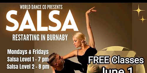 June 1 - FREE SALSA CLASS