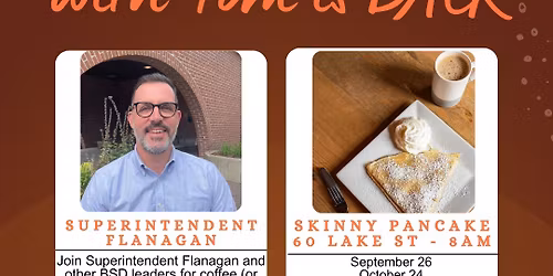 Coffee (or Tea) with Tom!