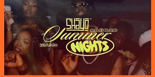 SHAYO PRESENTS: Summer Nights \u2600\ufe0f | Afrobeats \/ Dancehall \/ Hip Hop \/ R&B\/ Amapiano - SHAYO Fridays at Runway MCR