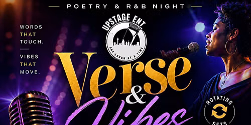 Verse & Vibes: R&B and Poetry Night at Upstage Comedy Lounge