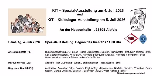 Klubsieger-Ausstellung vom KfT