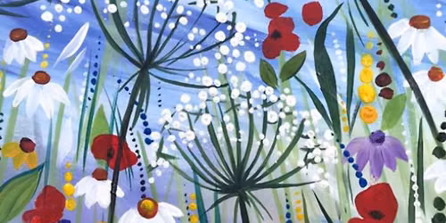 Join Brush Party to paint 'Summer Meadow' in Walton on the Hill
