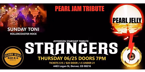 Pearl Jelly\/Sunday Toni\/Strangers Live @ Globe Hall