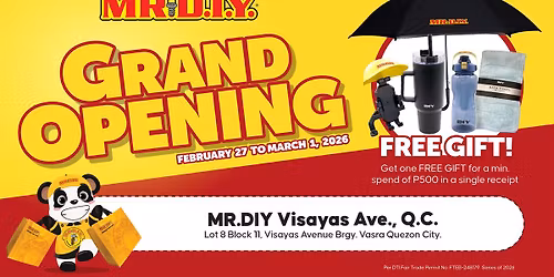 GRAND OPENING: MR DIY Visayas Avenue, Quezon City